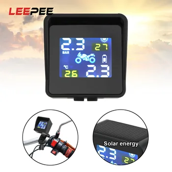 LEEPEE Moto Tire Pressure Tyre Temperature Monitoring Alarm System USB Solar Charging LCD Display Motorcycle TPMS
LEEPEE Moto Tire Pressure Tyre Temperature Monitoring Alarm System USB Solar Charging LCD Display Motorcycle TPMS