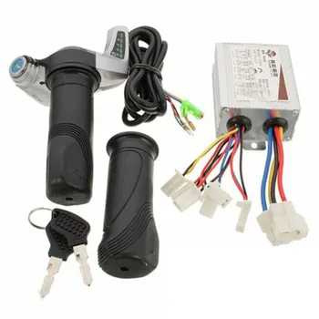 24V 500W DC Motor Brush Speed Controller fit for Electric Bike Throttle Grips 22.2 mm handlebar
24V 500W DC Motor Brush Speed Controller fit for Electric Bike Throttle Grips 22.2 mm handlebar