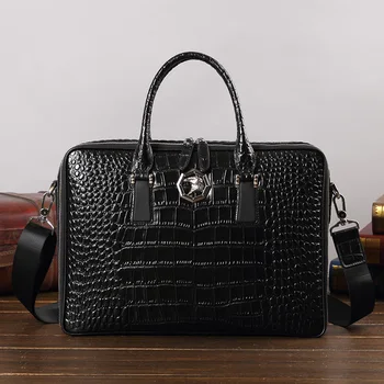 Handbag cowhide man bag business briefcase crocodile-print shoulder bag cross-body bag large capacity popular logo computer bag
Handbag cowhide man bag business briefcase crocodile-print shoulder bag cross-body bag large capacity popular logo computer bag