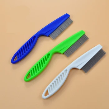Pet Flea Removal Comb Stainless Steel Needle Dense Tooth Comb Multicolor Plastic Handle Dog Combs Lice For Cats And Dogs Goods
Pet Flea Removal Comb Stainless Steel Needle Dense Tooth Comb Multicolor Plastic Handle Dog Combs Lice For Cats And Dogs Goods