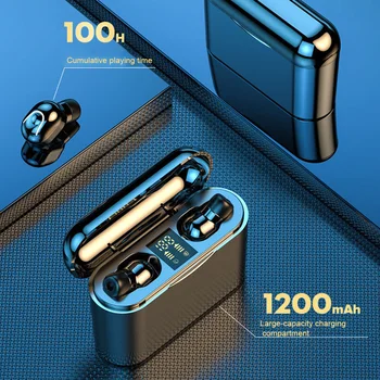 Wireless Earbuds LED Battery Display Noise Cancelling With Charging Case Bluetooth 5.0 Travel Portable In Ear Music Waterproof 
Wireless Earbuds LED Battery Display Noise Cancelling With Charging Case Bluetooth 5.0 Travel Portable In Ear Music Waterproof