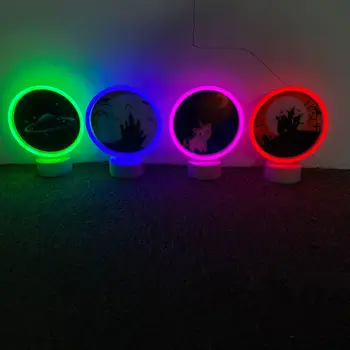INS New Style LED Modeling Circle Unicorn Creative Christmas Festival Decorations Small Night Lamp with Base Neon Light
INS New Style LED Modeling Circle Unicorn Creative Christmas Festival Decorations Small Night Lamp with Base Neon Light