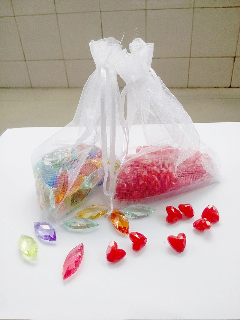 200pcs 13*18 White gift bags for jewelry/wedding/christmas/birthday Organza Bags with handles Packaging Yarn bag
200pcs 13*18 White gift bags for jewelry/wedding/christmas/birthday Organza Bags with handles Packaging Yarn bag