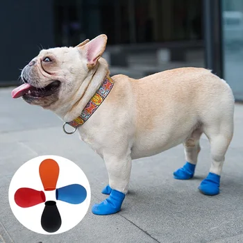 4pcs/Set Waterproof Dog Shoes For Chihuahua Balloon Type Rubber Rain Boots Rubber Rain Dog Shoes For Outdoor Dog Supplies
4pcs/Set Waterproof Dog Shoes For Chihuahua Balloon Type Rubber Rain Boots Rubber Rain Dog Shoes For Outdoor Dog Supplies