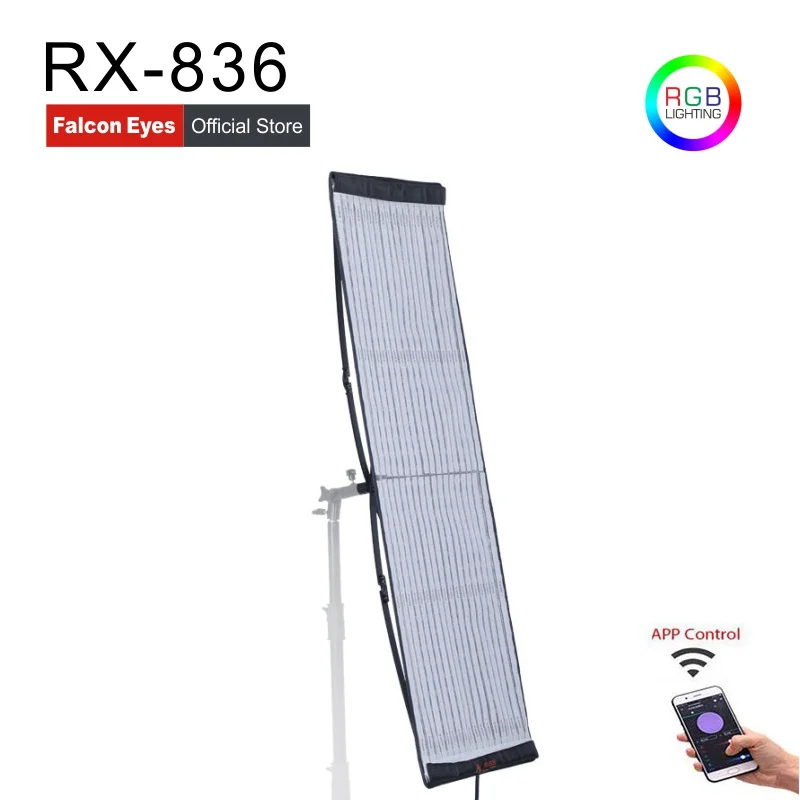 FalconEyes LED Video Fotografia Light 200W RGB Support APP Remote Control Portable 8 Scene Modes Photography Equipment RX-836
FalconEyes LED Video Fotografia Light 200W RGB Support APP Remote Control Portable 8 Scene Modes Photography Equipment RX-836