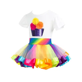 PatPat 2020 New Summer 2-piece 3D Floral Decor Birthday Tee and Rainbow Tutu for Girls Short-Sleeve Dresses 
PatPat 2020 New Summer 2-piece 3D Floral Decor Birthday Tee and Rainbow Tutu for Girls Short-Sleeve Dresses