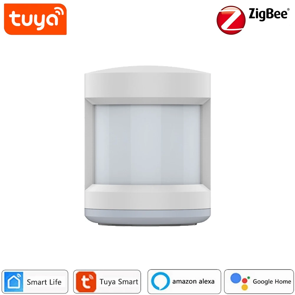 Tuya mini ZigBee Human Body Sensor Wireless Smart Movement PIR Motion Use With Life App Support Alexa | Безопасность и защита