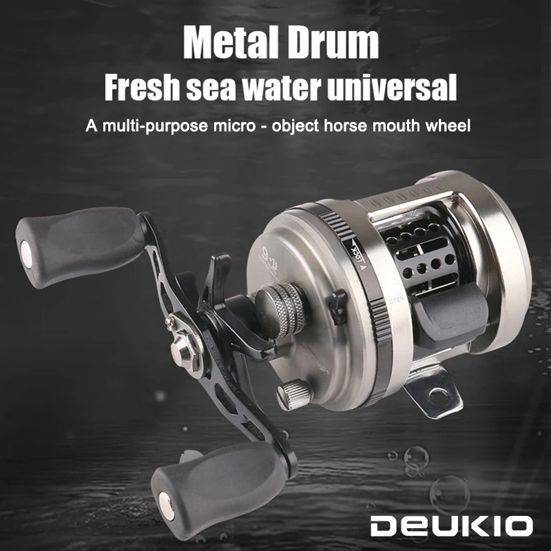 

DEUKIO DX 9+1BB Spinning Reels Max Drag 6kg Saltwater Carp Fishing All Metal Spool Fishing Reel Water Resistance Reel Fishing