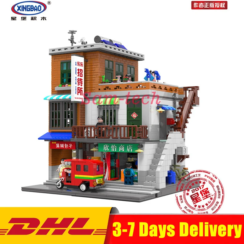 XingBao 01013 2706 pcs Genuine Creative MOC City Series The Urban Village Set Building Blocks Bricks Educational Toys Model Gift
XingBao 01013 2706 pcs Genuine Creative MOC City Series The Urban Village Set Building Blocks Bricks Educational Toys Model Gift