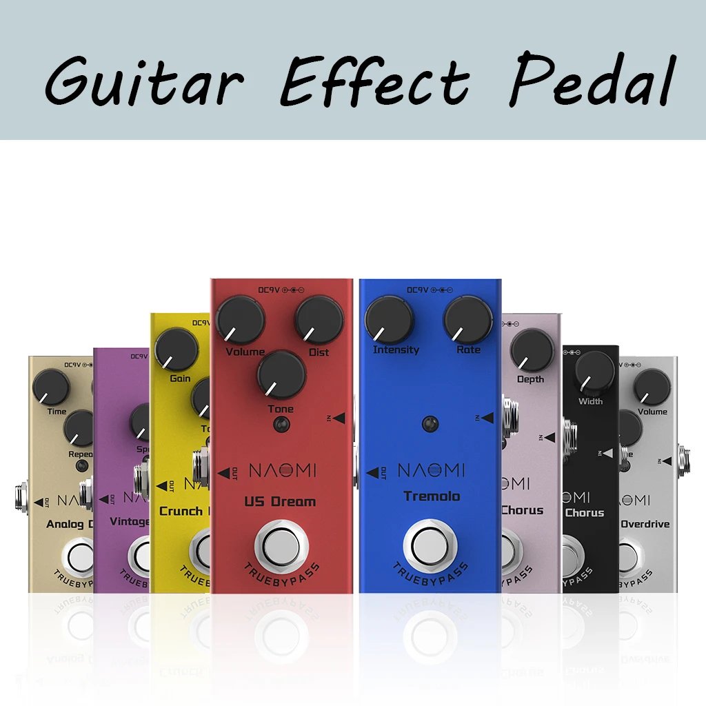 Guitar Effect Pedal Mini Single DC 9V for Electric Guitar with Intensity Rate Control True Bypass Guitar Pedal
Guitar Effect Pedal Mini Single DC 9V for Electric Guitar with Intensity Rate Control True Bypass Guitar Pedal