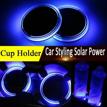Decoration LED Cup Holder Blue Light Waterproof 2pcs Cup Pad Car Accessories New
Decoration LED Cup Holder Blue Light Waterproof 2pcs Cup Pad Car Accessories New