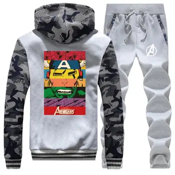 Camouflage Tracksuits Winter Men Set Fleece Warm Hoodies Set Casual Sportswear Men's Clothing Thick Sweatshirt+Pants 2Pcs Suit
Camouflage Tracksuits Winter Men Set Fleece Warm Hoodies Set Casual Sportswear Men's Clothing Thick Sweatshirt+Pants 2Pcs Suit