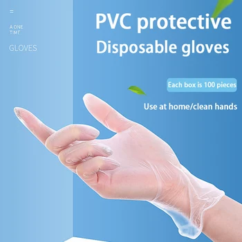 Disposable Transparent PVC Gloves Kitchen Gloves Dish Washing Gloves Prevent Virus 100 PCS Multifunction Protective Glove
Disposable Transparent PVC Gloves Kitchen Gloves Dish Washing Gloves Prevent Virus 100 PCS Multifunction Protective Glove