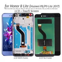 Écran tactile LCD de remplacement, testé, pour Huawei p8 P9 Lite 2017 LX2=