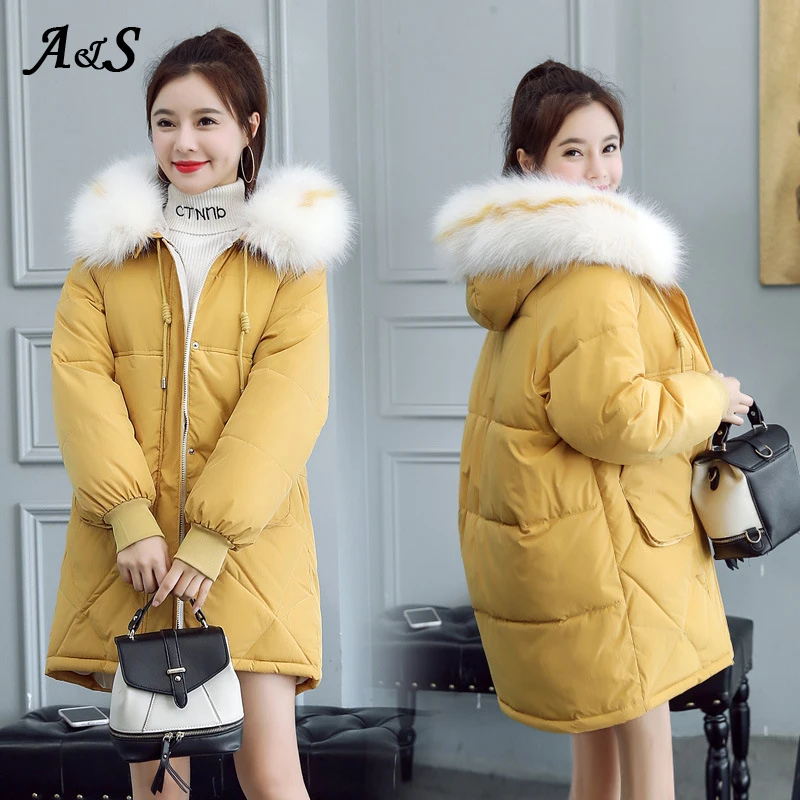 Winter Jacket Women Long Parka Cotton Hooded Fur Collar Ladies Puffer Jacket Coat Women Elegant Casaco Plus Size Winter Jacket
Winter Jacket Women Long Parka Cotton Hooded Fur Collar Ladies Puffer Jacket Coat Women Elegant Casaco Plus Size Winter Jacket