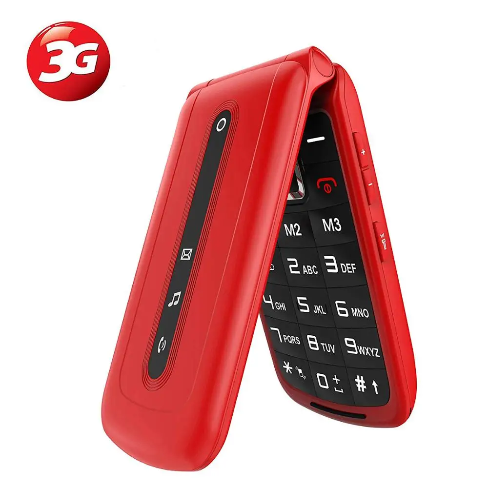 3G Flip Mobile Phone for Elderly with SOS Big Button Big Volume SIM-Free Dual SIM Dual Standby Quick Dial Key Easy-to-use Phones
3G Flip Mobile Phone for Elderly with SOS Big Button Big Volume SIM-Free Dual SIM Dual Standby Quick Dial Key Easy-to-use Phones