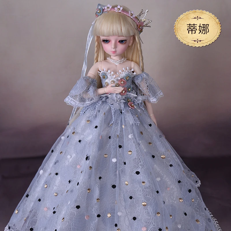 360 Degree Rotation Joint Dolls 45cm BJD Dolls with 100% Handmade Dress DIY Makeup Doll Change Eyes Hair Reborn Doll Girls Gift
360 Degree Rotation Joint Dolls 45cm BJD Dolls with 100% Handmade Dress DIY Makeup Doll Change Eyes Hair Reborn Doll Girls Gift