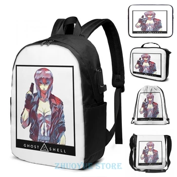 Funny Graphic print The Major (Ghost in the Shell) USB Charge Backpack men School bags Women bag Travel laptop bag
Funny Graphic print The Major (Ghost in the Shell) USB Charge Backpack men School bags Women bag Travel laptop bag