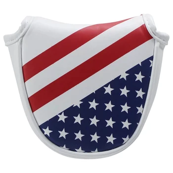Magnetic Closure Putter Cover Mallet Thick Headcover Universal Club Protector Replacement PU Leather Flag Style Square Portable
Magnetic Closure Putter Cover Mallet Thick Headcover Universal Club Protector Replacement PU Leather Flag Style Square Portable