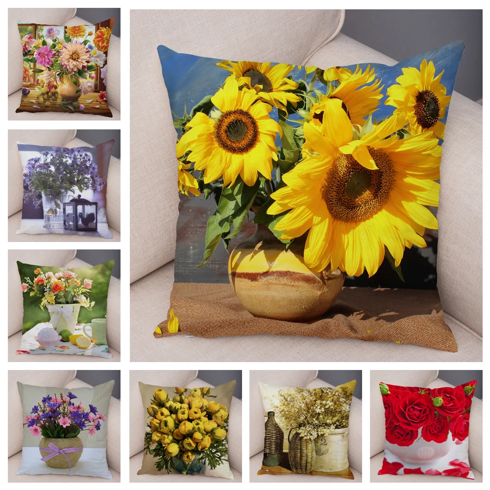 Nordic style Flower Cushions Cover for Sofa Home Car Soft Short Plush Decor Plant Floral Print Pillowcase 45x45cm Pillow Case
Nordic style Flower Cushions Cover for Sofa Home Car Soft Short Plush Decor Plant Floral Print Pillowcase 45x45cm Pillow Case