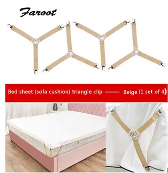 The New Product Bed Sheet Fixing Artifact Is Used To Fix The Bed Sheet, Adjustable And Elastic Fixing Device Sling 4-Piece Set
The New Product Bed Sheet Fixing Artifact Is Used To Fix The Bed Sheet, Adjustable And Elastic Fixing Device Sling 4-Piece Set