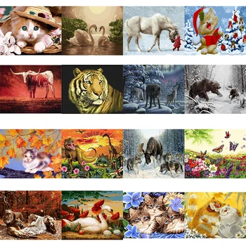 Christmas Animals Painting By Numbers Kits Hand Painted Home Decor Drawing Canvas DIY Oil Coloring Paint Pictures By Numbers
Christmas Animals Painting By Numbers Kits Hand Painted Home Decor Drawing Canvas DIY Oil Coloring Paint Pictures By Numbers