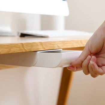 Creative Drawer Storage Box Paste Type Kitchen Gadgets Organizer Under The Table Storage Rack Storage Tableware Desk Pen Holder
Creative Drawer Storage Box Paste Type Kitchen Gadgets Organizer Under The Table Storage Rack Storage Tableware Desk Pen Holder