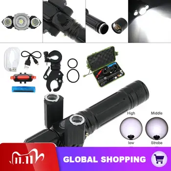 Super Bright 300m 2000 Lumens Waterproof Zoomable Rechargeable Flashlight Suit with 4 Modes LED Torch for Outdoor Hiking Riding
Super Bright 300m 2000 Lumens Waterproof Zoomable Rechargeable Flashlight Suit with 4 Modes LED Torch for Outdoor Hiking Riding