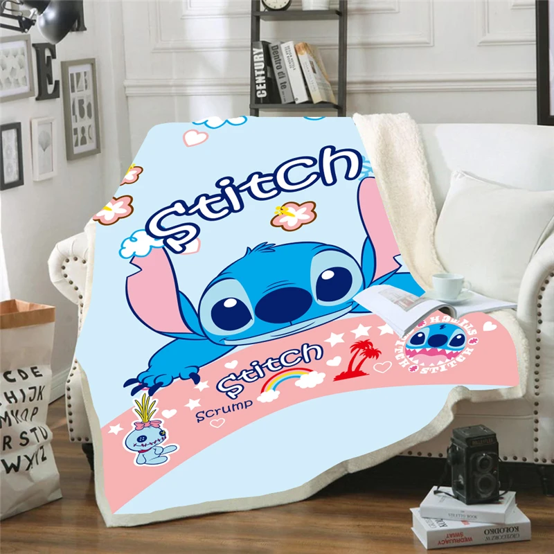 Disney Cartoon Lilo & Stitch Funny Character Blanket 3D Print Sherpa Blanket on Bed Sofa Home Textiles Dreamlike Boys Baby Gift
Disney Cartoon Lilo & Stitch Funny Character Blanket 3D Print Sherpa Blanket on Bed Sofa Home Textiles Dreamlike Boys Baby Gift