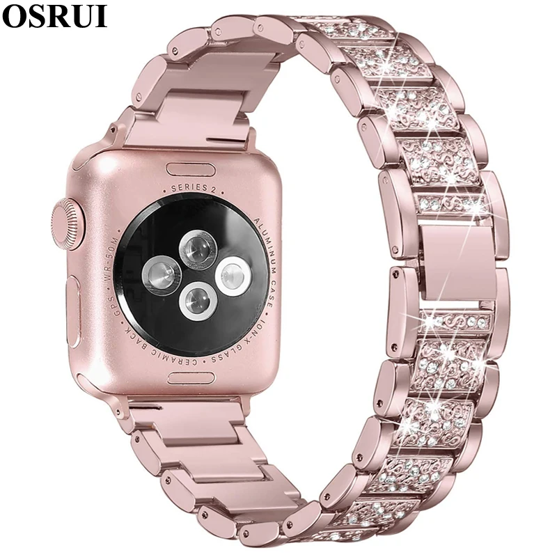Ремешок для Apple Watch Band 42 мм 38 correa iwatch 5 3 2 44 40 браслет из нержавеющей стали с
