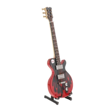 Electric Guitar Model Doll House Accessories Mini Music Room Decor Kids Toys Red 
Electric Guitar Model Doll House Accessories Mini Music Room Decor Kids Toys Red