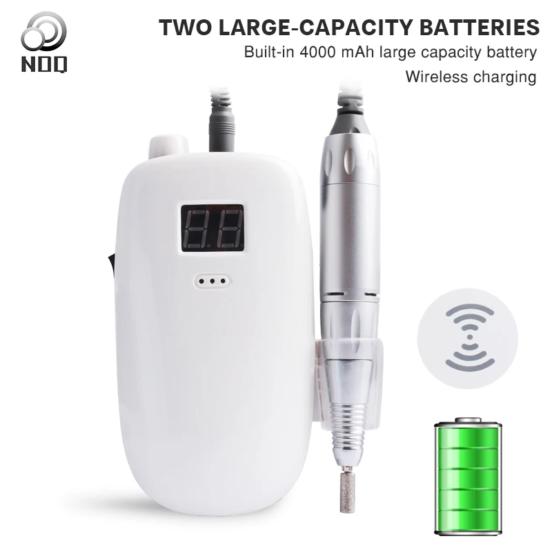 NOQ Professional Electric Manicure Machine Nail Drill Bits Set For Manicure Pedicure Milling With Battery Wireless charging
NOQ Professional Electric Manicure Machine Nail Drill Bits Set For Manicure Pedicure Milling With Battery Wireless charging