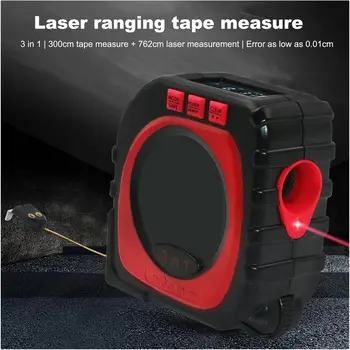 3in1 Digital Multi-function Measure Tape Infrared Laser Distance Meter Measuring Tool Range Finder Roll Cord Mode Gauge Tool Hot
3in1 Digital Multi-function Measure Tape Infrared Laser Distance Meter Measuring Tool Range Finder Roll Cord Mode Gauge Tool Hot