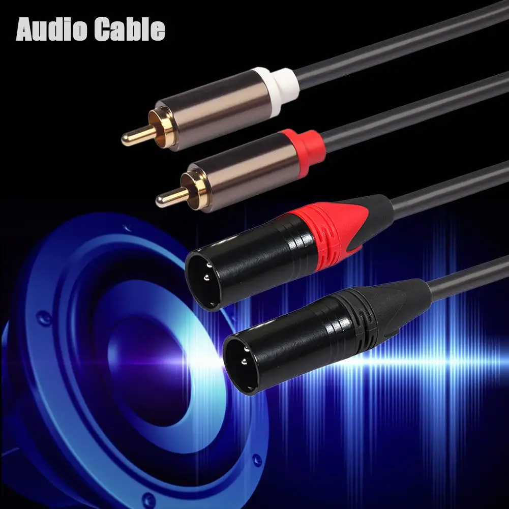 2RCA Double XLR Male To Female Audio Cable Double Row PVC Wire Gold Plated Suitable For Microphone Mixers Headphone Amplifier
2RCA Double XLR Male To Female Audio Cable Double Row PVC Wire Gold Plated Suitable For Microphone Mixers Headphone Amplifier