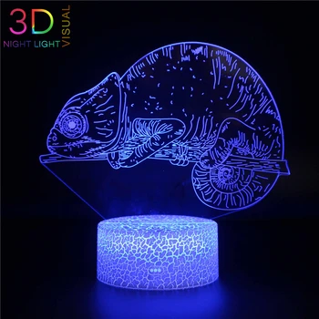 ATOPH Chameleon 3D Night Light Boys Girls Bedroom Lighting Decoration Animal LED Nightlight 
ATOPH Chameleon 3D Night Light Boys Girls Bedroom Lighting Decoration Animal LED Nightlight