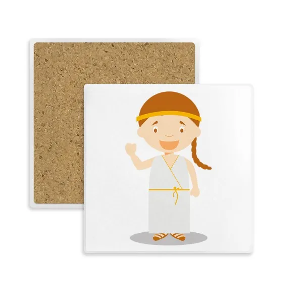 Long White Dress Greece Cartoon Square Coaster Cup Mug Holder Absorbent Stone for Drinks 2pcs Gift
Long White Dress Greece Cartoon Square Coaster Cup Mug Holder Absorbent Stone for Drinks 2pcs Gift