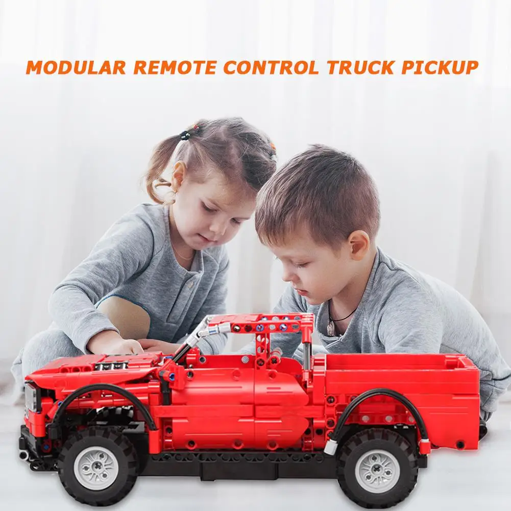 RC Pickup Car Off-road Vehicle Building Blocks Bricks Puzzle Toy Child Kids Gift Skillful Design and Exquisite Appearance
RC Pickup Car Off-road Vehicle Building Blocks Bricks Puzzle Toy Child Kids Gift Skillful Design and Exquisite Appearance