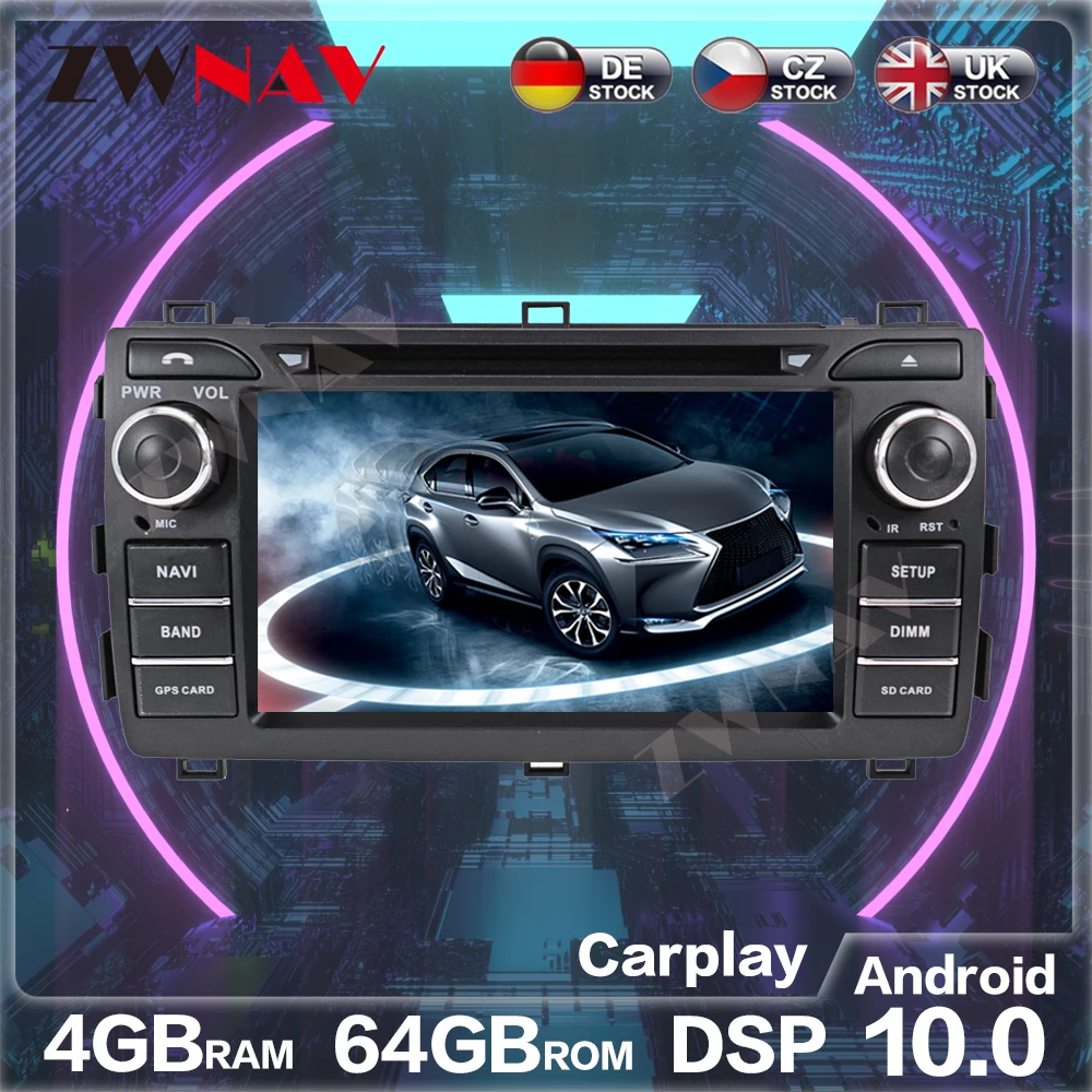 ZWNAV Android 10 2 Din Car DVD Multimedia Player For TOYOTA AURIS 2013-2015 WIFI Car Radio Stereo GPS Navigation Headunit Auto
ZWNAV Android 10 2 Din Car DVD Multimedia Player For TOYOTA AURIS 2013-2015 WIFI Car Radio Stereo GPS Navigation Headunit Auto