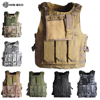HAN WILD Airsoft Military Hunting Vests Tactical Vest Molle Combat Assault Plate Carrier Tactical Vest 6 Colors Outdoor Clothing
HAN WILD Airsoft Military Hunting Vests Tactical Vest Molle Combat Assault Plate Carrier Tactical Vest 6 Colors Outdoor Clothing