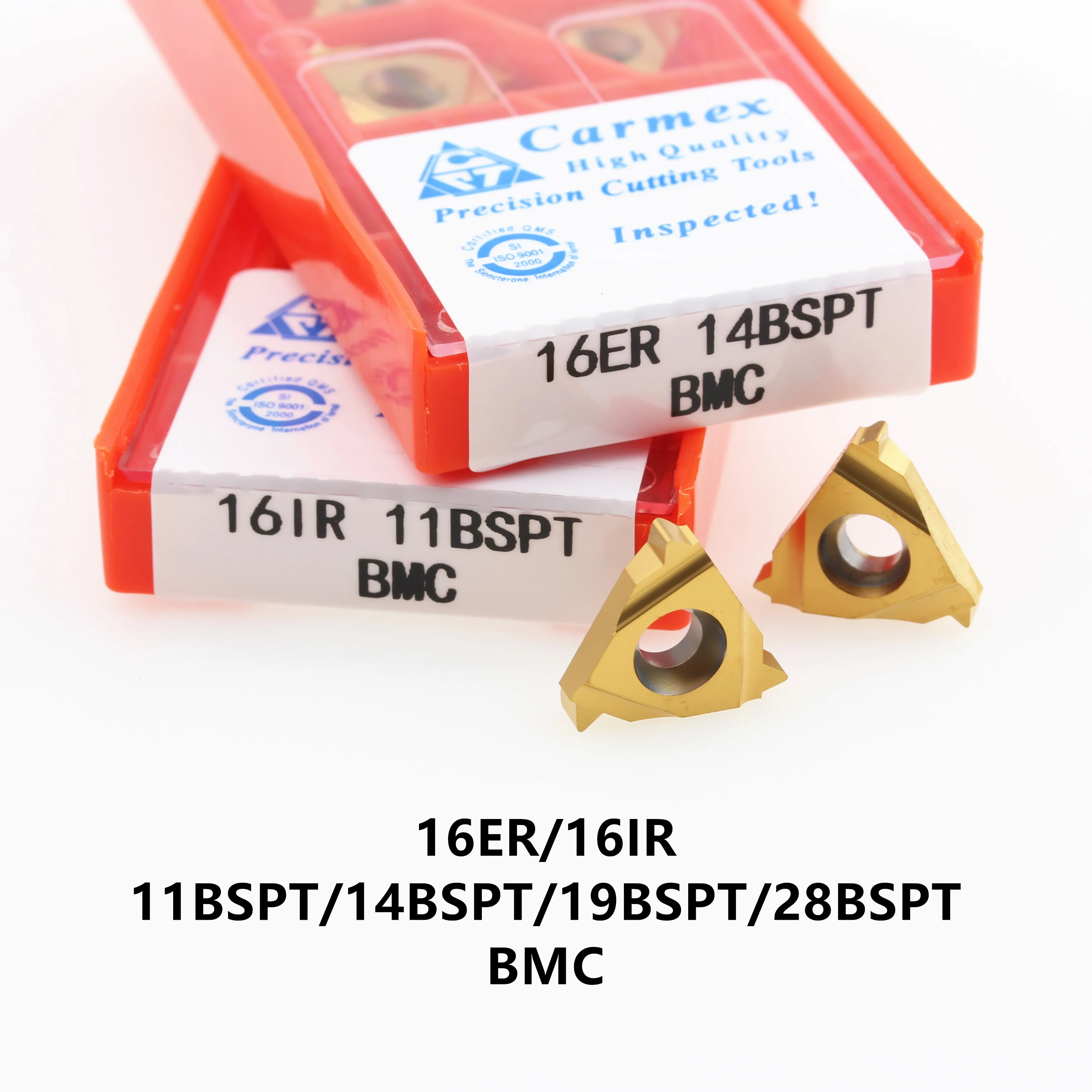 10PCS 16ER 16IR 11BSPT 14BSPT 19BSPT 28BSPT BMC Turning Tools Lathe Cutter Carbide Inserts Carmex Blades For Steel
10PCS 16ER 16IR 11BSPT 14BSPT 19BSPT 28BSPT BMC Turning Tools Lathe Cutter Carbide Inserts Carmex Blades For Steel