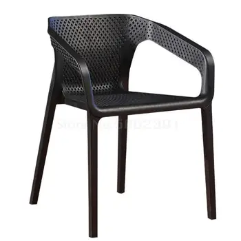 Nordic Leisure Chair Household Armchair Computer Chair Plastic Backrest High Negotiation Chair Stool
Nordic Leisure Chair Household Armchair Computer Chair Plastic Backrest High Negotiation Chair Stool