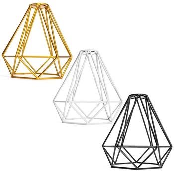 1pc Hanging Lamp Shade Creative Iron Wire Cage Pendant Light Home Ceiling Chandelier Lampshade Decor
1pc Hanging Lamp Shade Creative Iron Wire Cage Pendant Light Home Ceiling Chandelier Lampshade Decor