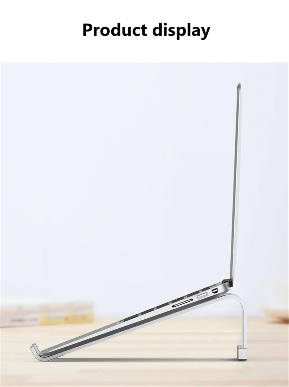 Aluminum Alloy Laptop Stand Portable Base Notebook Stand Holder For Macbook Air Pro Computer Support Cooling Bracket Accessories Aluminum Alloy Laptop Stand Portable Base Notebook Stand Holder For Macbook Air Pro Computer Support Cooling Bracket Accessories