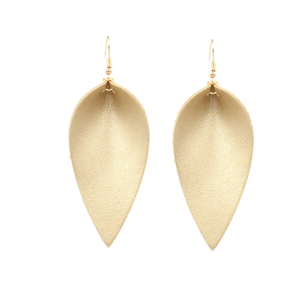 2019 Autum Pu Leather Havvest Gold Color Leaf Dangle Earrings Bohemia Statement Vertical Bar Calf Ear Pu Leather Earrings
2019 Autum Pu Leather Havvest Gold Color Leaf Dangle Earrings Bohemia Statement Vertical Bar Calf Ear Pu Leather Earrings