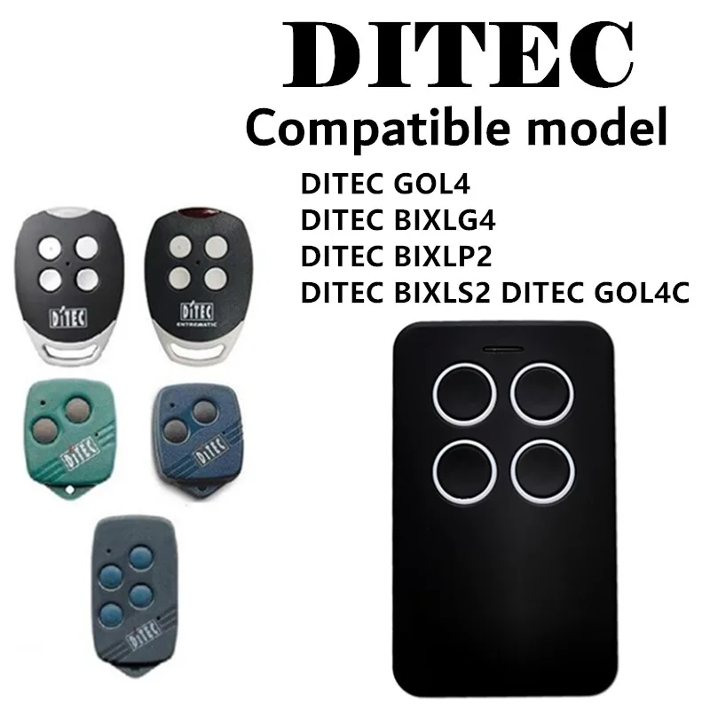 1piece DITEC compatible Remote Control duplicator for sliding gates door opener command garage rolling code keyFob 433.92MHz
1piece DITEC compatible Remote Control duplicator for sliding gates door opener command garage rolling code keyFob 433.92MHz