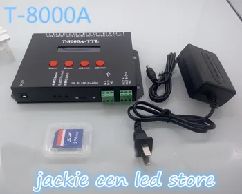 T-8000A LED Pixel Controller,with SD Card,8 port off-line, for WS2801 WS2811 DMX512 WS2812 dc5V
T-8000A LED Pixel Controller,with SD Card,8 port off-line, for WS2801 WS2811 DMX512 WS2812 dc5V