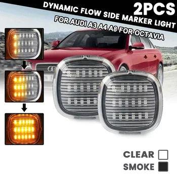 2x Turn Signal Light for AUDI A3 A4 A8 for Octavia Panel Lamp 12V Flowing LED Side Marker Lights Dynamic Side Repeater Lamp
2x Turn Signal Light for AUDI A3 A4 A8 for Octavia Panel Lamp 12V Flowing LED Side Marker Lights Dynamic Side Repeater Lamp
