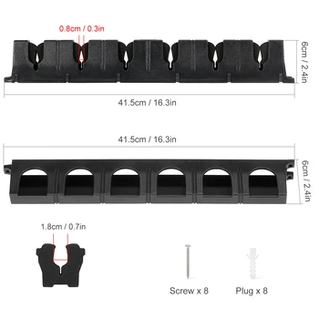 Fishing Rod Rack for 6 Fishing Rods Wall Mounted Fishing Pole Storage Rack Stand Holder fihing accessories 
Fishing Rod Rack for 6 Fishing Rods Wall Mounted Fishing Pole Storage Rack Stand Holder fihing accessories