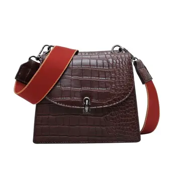 Women Women Retro Small Square Bag Female Autumn and Winter New Crocodile Pattern Slung Handbag Temperament Trendy Ladies Bags
Women Women Retro Small Square Bag Female Autumn and Winter New Crocodile Pattern Slung Handbag Temperament Trendy Ladies Bags