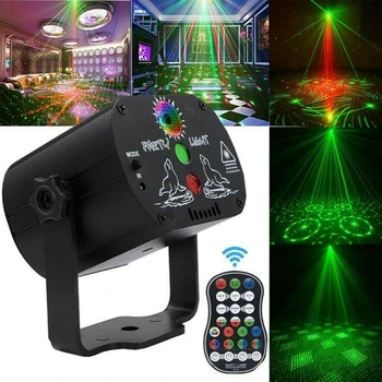 Mini Stage Light With 60 Patterns LED DJ Laser Light RGB Moving Head Party Projector Lamp USB Powered For Bar KTV Disco Wedding
Mini Stage Light With 60 Patterns LED DJ Laser Light RGB Moving Head Party Projector Lamp USB Powered For Bar KTV Disco Wedding